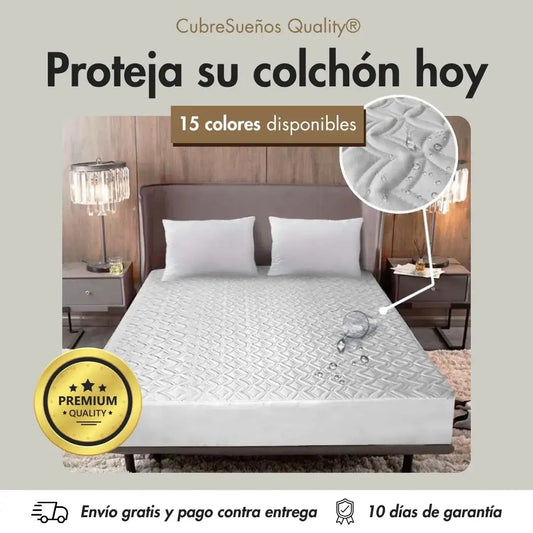 CubreSueños Quality® – Protector Antifluido con Fundas Incluidas